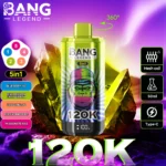 Bang Legend 120000 Puffs 5 w 1 Smaki – Jednorazowy E-Papieros Z Niezrównaną Wydajnością i Smakami! - obrazek 2